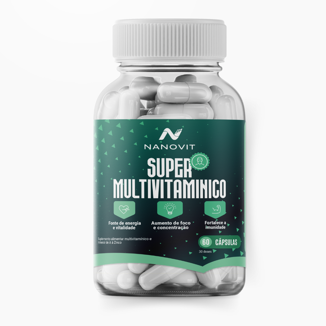 Nanovit Super Multivitamínico A-Z Man – 30 dias de tratamento