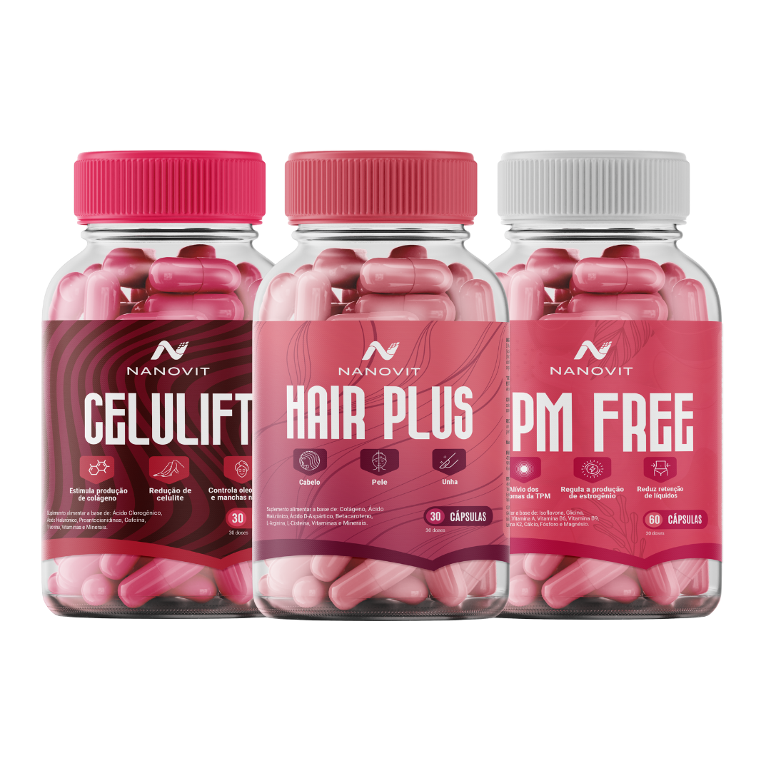 Pink Combo: Celulift + Hair Plus +TPM Free