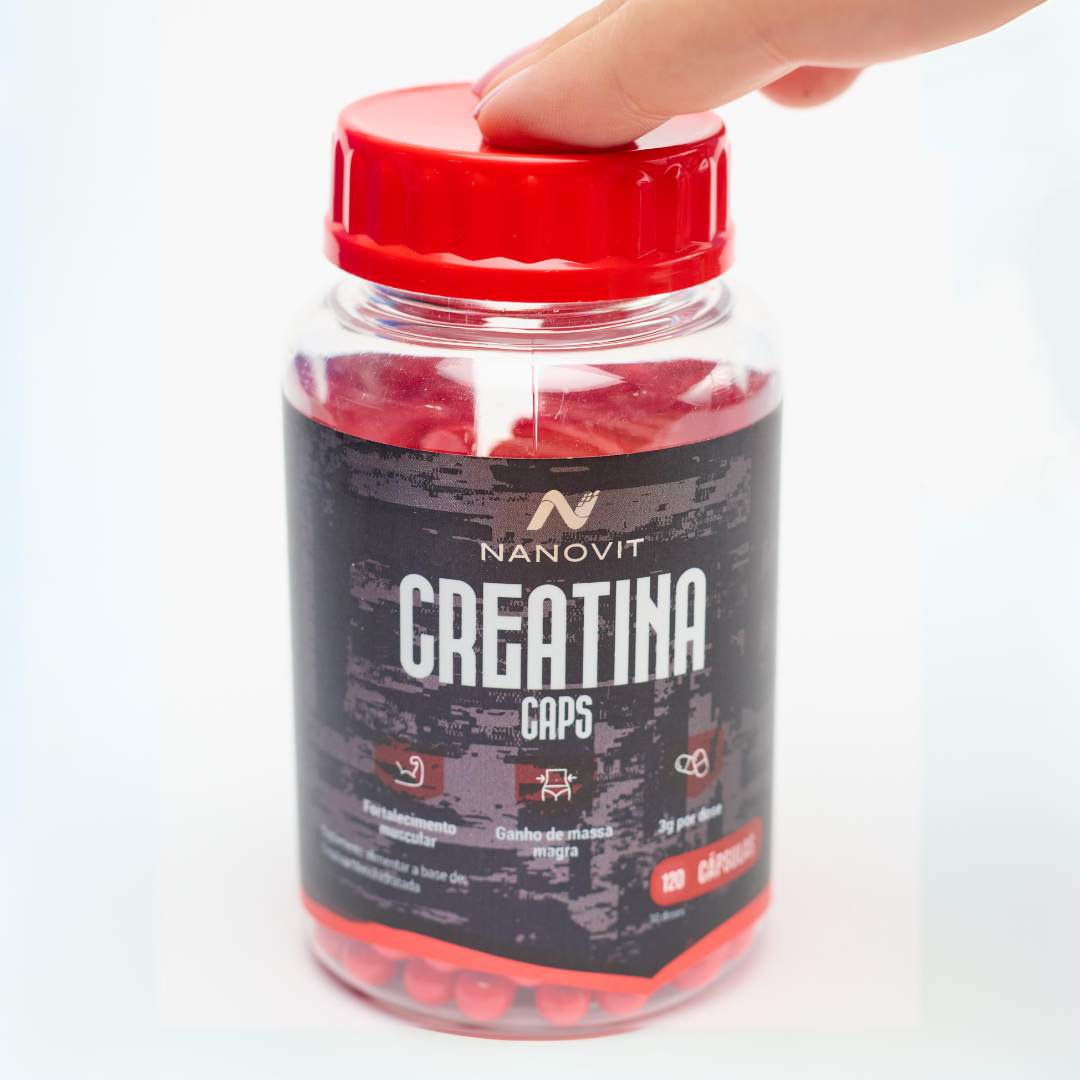 Kit 6 Nanovit Creatina Monohidratada – 180 dias de tratamento