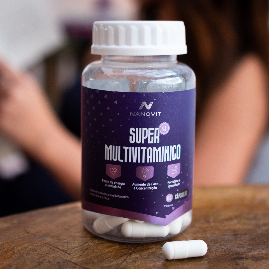 Kit 3 Nanovit Super Multivitamínico A-Z Woman – 90 dias de tratamento