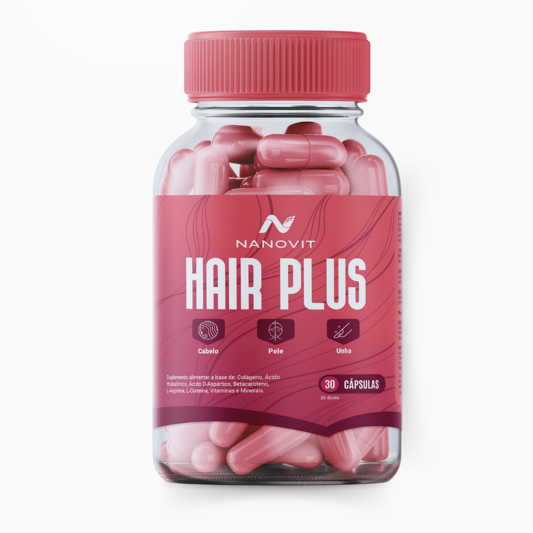 Nanovit Hair Plus – 30 dias de tratamento