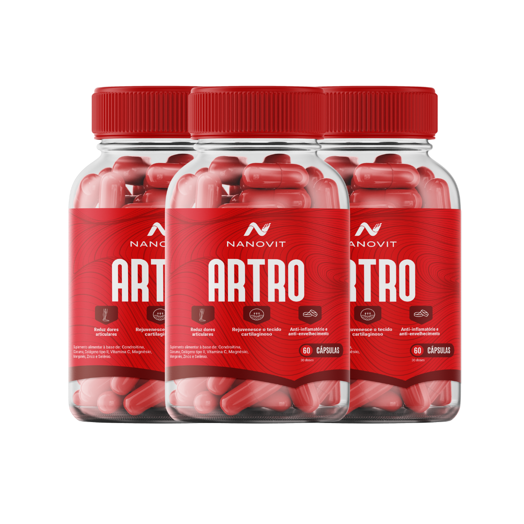 Kit 3 Nanovit Artro – 90 dias de tratamento