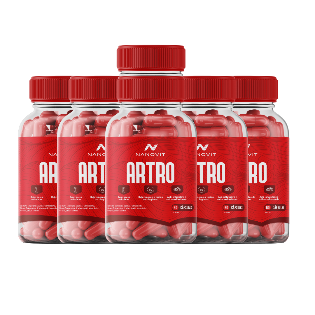 Kit 6 Nanovit Artro – 180 dias de tratamento