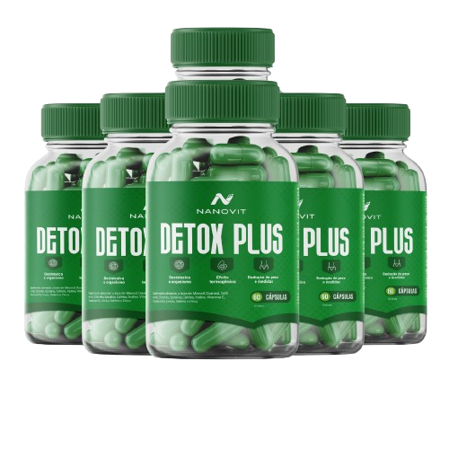 Kit 6 Nanovit Detox Plus – 180 dias de tratamento